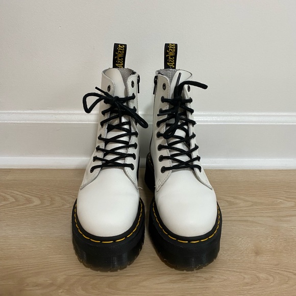 Dr. Martens Jadon Platform Boot - White Size 5 - Picture 4 of 8